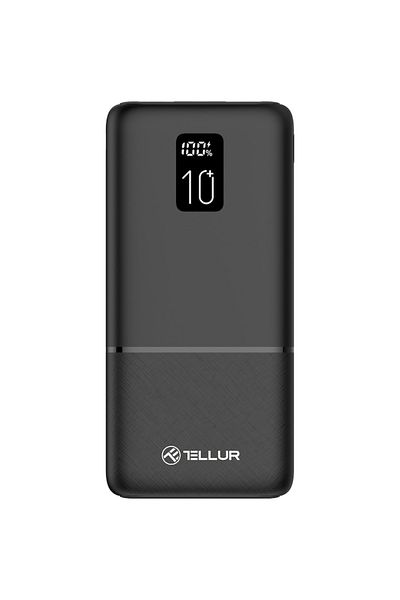 TELLUR Acumulator extern Tellur Boost Pro PD102 10000mAh 2xQC3.0 22.5W + PD 20W, LCD display, Negru