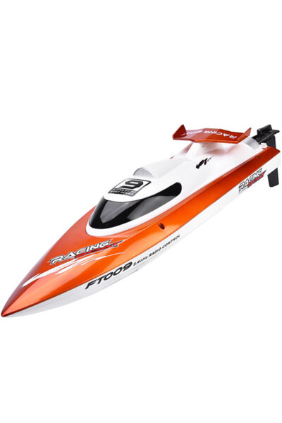 iUni Barcă cu telecomandă iUni FT009 Top Speed ​​Racing Flipped Boat, portocalie