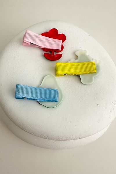 Modex Cactus Flower Detailed Triple Children's Buckle for 0-2 Years (4cm)