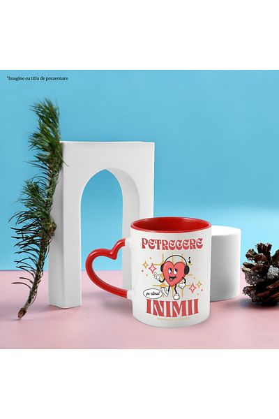 StoryGift Romania Mug Party to the rhythm of the heart of fun lovers, 330ml, Ceramic with Mane, With,STG.