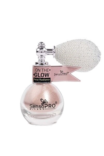 SensoPRO Milano Iluminatorul pudră Glow SensoPRO Milano cu pompă, Petal Radiance
