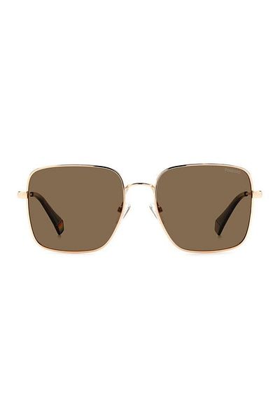 Polaroid Polarized Sunglasses Women Pld 6194/s/x Ddb/sp, Metal, Gold, 56 Mm