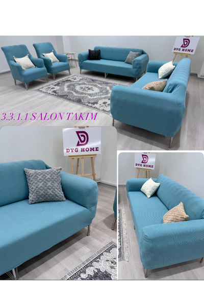 dyg home 3 3 1 1 Set cuvertură de canapea din Lycra - Produs textil pentru casă