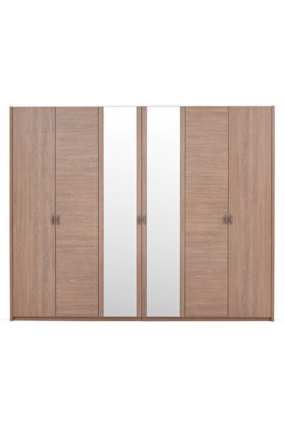 Enza Home Paloma 6 Kapaklı Gardırop - Ceviz