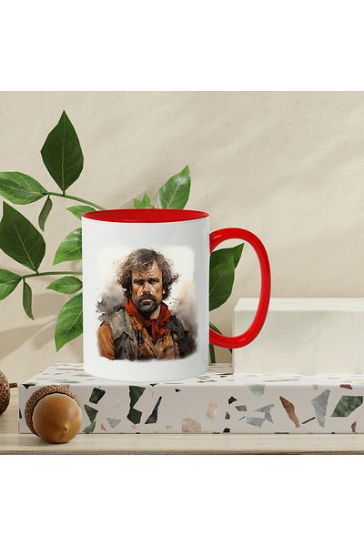 StoryGift Romania Mug With Peter Dinklage, Actor, Celebrity, Movies, GOT, Multicolor 330 ml, Ceram, With ,STG.