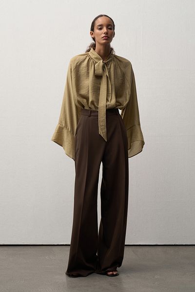 mathilda store Bitter Brown Limited Edition Wide Leg Palazzo Trousers