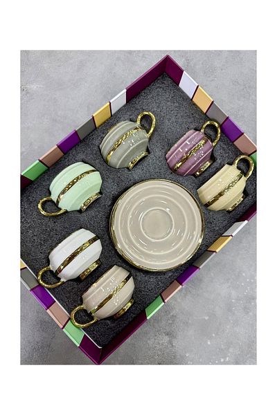 JUVIA Muba Concept Luxury Dora Porcelain Set of 6 Cups