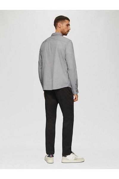 s.Oliver Men's Long-sleeved Shirt With Regular Fit, Grey, M