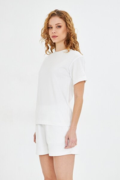 The Champ Clothing Γυναικείο άνετο 100% βαμβακερό κοντομάνικο μπλουζάκι casual