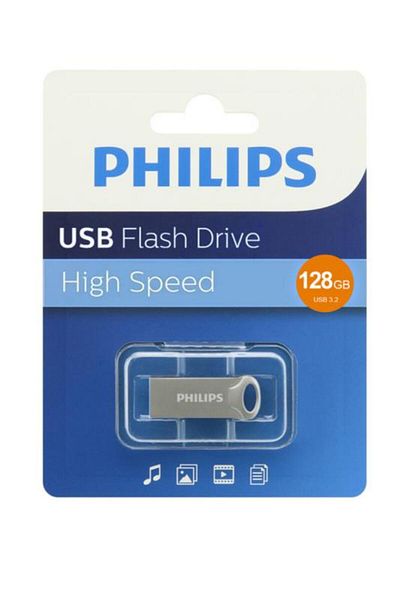 Philips 3.2 128Gb Single Port USB Flash Memory (Fm21Ua128B/93-A)