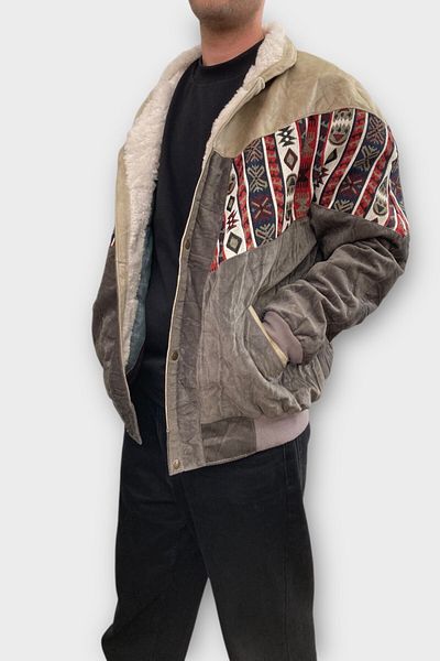 CANMODA (7396) 2XLarge размер Специално яке с винтидж шарки
