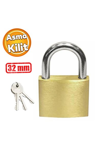 YMK SARI Asma Kilit 32 Mm