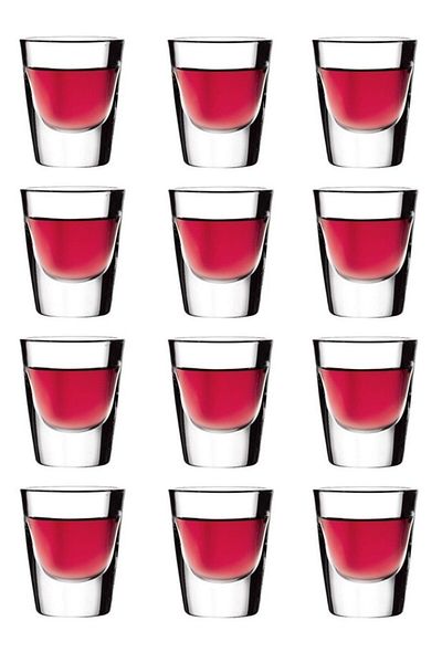 Paşabahçe 12Pcs 52144 Boston 45Cc Glass Shot Zamzam Liquor Glassware Set