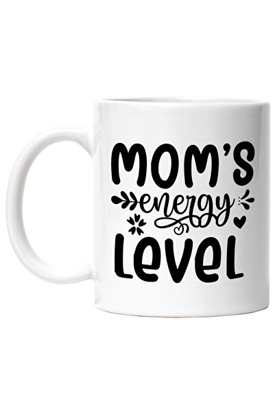 StoryGift Romania Cana cu inimioara si textul "Mom's energy level" - nivelul ...