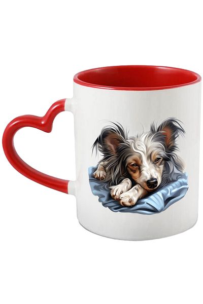 StoryGift Romania Mug with a sleepy dog ​​| illustration | bedtime | fatigue | rest | fa, Cu ,STG