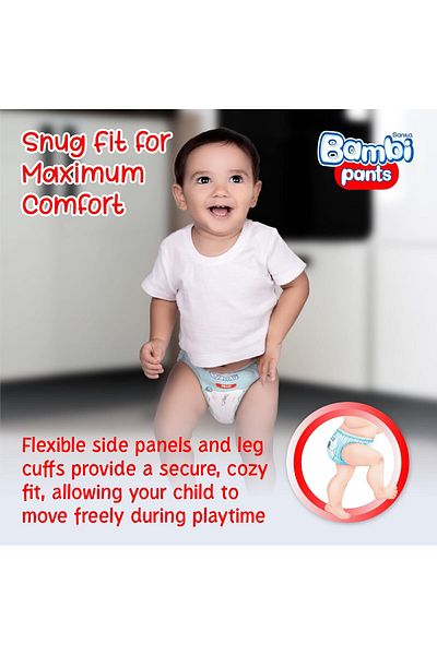 Sanita Bambi Pants, Size 5, XL, Jumbo Box, 88 Diapers