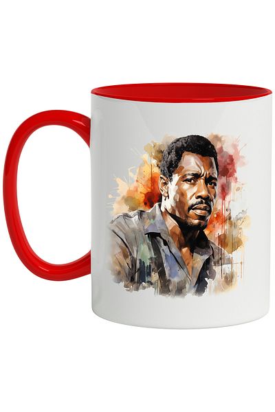 StoryGift Romania Mug With Idris Elba, Actor, Celebrity, Movie, Hollywood, Multicolor 330 ml, Wax, With ,STG