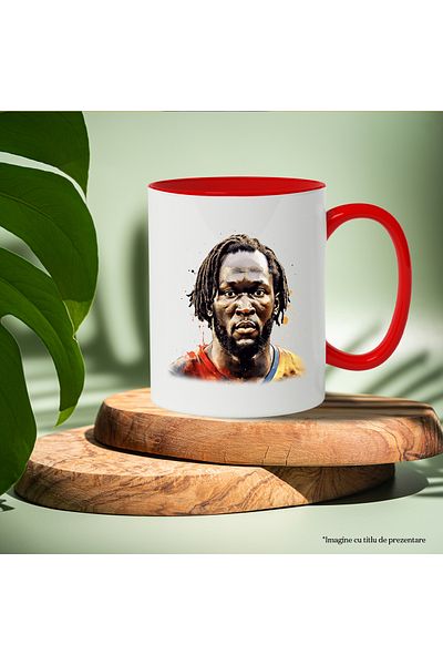 StoryGift Romania Mug With Julius Randle, Athlete, Celebrity, Player, Multicolor 330 ml, Ceramic, With ,STG