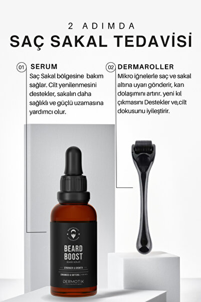 Dermotik Beard Shaping Serum Set Nourishing and Plumping Serum