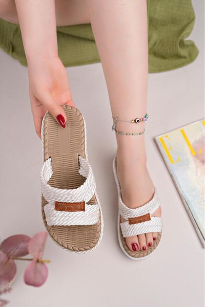 MODA MHS Women's Orthopedic Soft Sole Daily Wearable Rope Women's Slippers