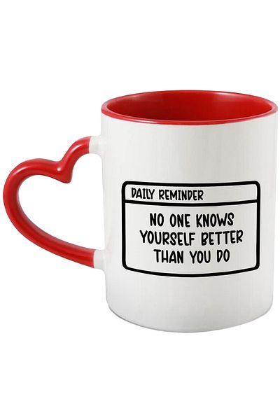 StoryGift Romania Cana cu text in engleza "No one knows yourself better than you do" - nimeni nu t, Cu ,STG
