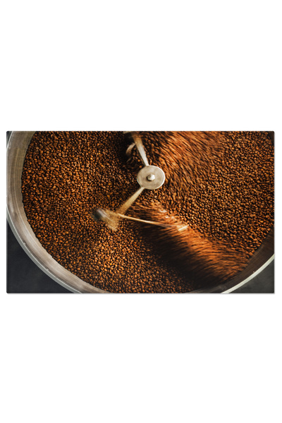 StoryGift Romania Tablou Canvas Boabe De Cafea In Miscare Cafea, Racire, Misc...