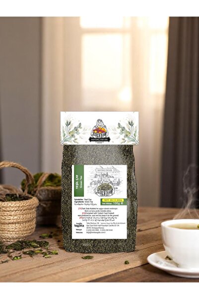Organik Teyze Sevinç Teyze Yeşil Çay, Yeşilçay, Camellia Sinensis, Green Tea 100g