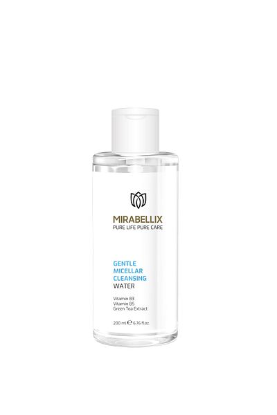 Mirabellix Micellar Makeup Cleansing Water – Containing Green Tea Extract, Panthenol and Niacinamide 250 ml