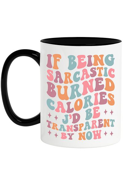 StoryGift Romania Mug for sarcastic people who exaggerate, stars with Black Handle, With N Handle, STG