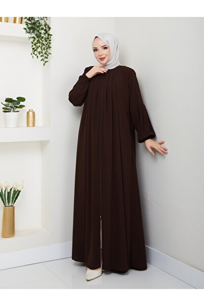 KMKkombin Sik Pleated Women's Ferace