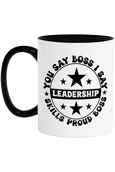StoryGift Romania Mug for a proud boss with business management skills with Black Handle, With ,STG