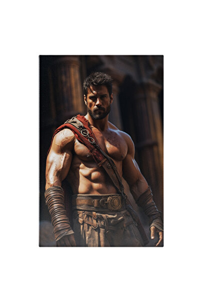 StoryGift Romania Tablou Canvas: Imaginea Unui Barbat Care Lupta Pentru Patri...