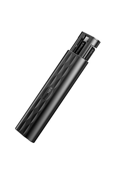 Promate Compact All in 1 Charging Cable and Travel Kit - Black