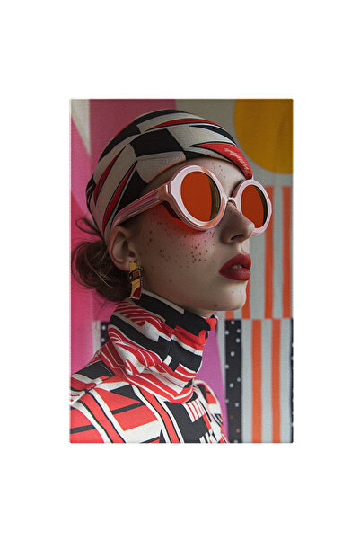 StoryGift Romania Tablou Canvas Admirație Spre Necunoscut A Unei Femei Prin O...