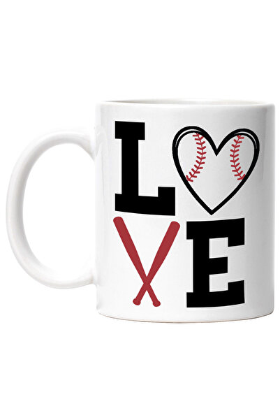 StoryGift Romania Cana cu inimioara si 2 bate de baseball cu textul "Love" cu...