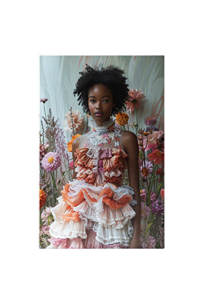 StoryGift Romania Tablou Canvas Peisaj De Flori Gingase Inmiresmate In Care S...