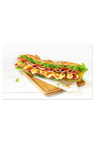StoryGift Romania Tablou Canvas - Burgeri Gustosi Si Sanatosi: Fast Food Sana...