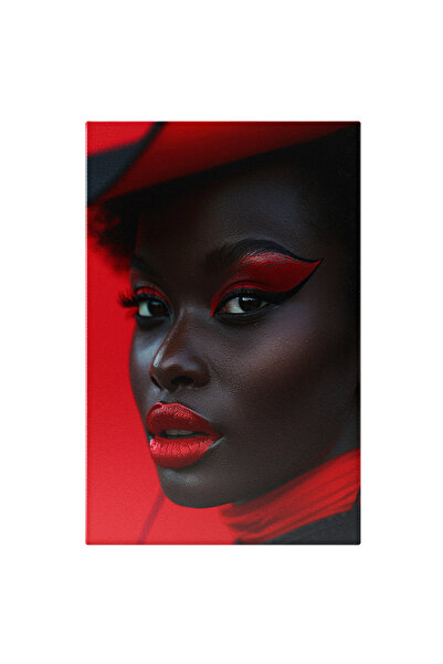 StoryGift Romania Tablou Canvas Stilul Și Seducția Femeia Cu Machiaj Seductiv...