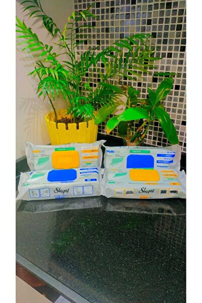 Sleepy Easy Clean Köpüklü Yağ Çözücü Havlu 2 Adet ve Kireç Sökücü Havlu 2 Ade...