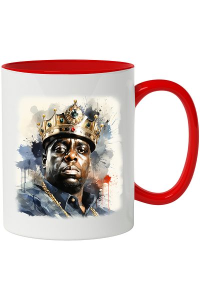 StoryGift Romania Mug With The Notorious B.I.G., Rapper, Artist, Musician, Multicolor 330 ml, Ceram, With ,STG