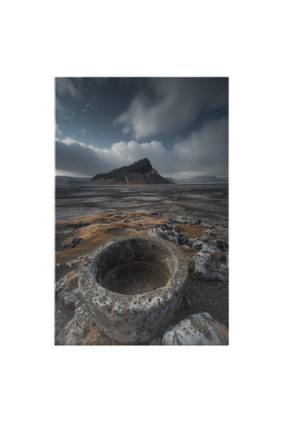 StoryGift Romania Tablou Canvas: Roata De Piatră Și Adunearea Norilor Ținut P...