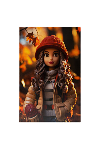 StoryGift Romania Tablou Canvas: Papusa Imbracata Gros; Frumusete, Par Saten,...