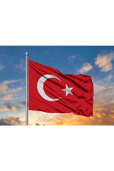 Polin Alpaka Kumaş Türk Bayrağı 3mt x 4.5mt (300cm x 450cm)