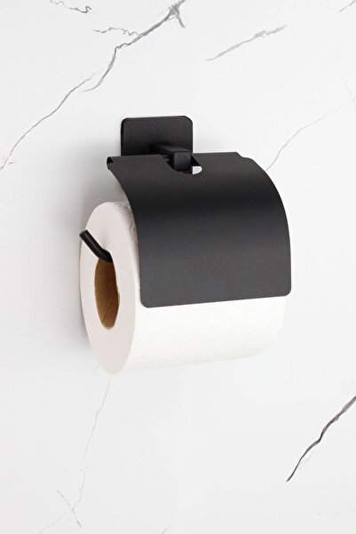 Babyjest حامل ورق مرحاض مغطى باللون الأسود