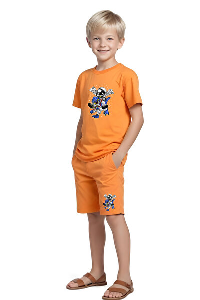 FYK KİDS TRIOU-SORRT PENTRU BĂIAȚI IMPRIMAT ASTRANOT SUB-TOP