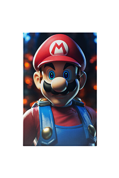 StoryGift Romania Tablou Canvas: Portret Super-mario- Jocuri Video Pictura Digitala