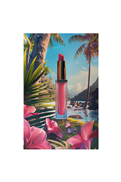 StoryGift Romania Tablou Canvas Ruj În Nuanța Florii De Hibiscus Prezentă În ...