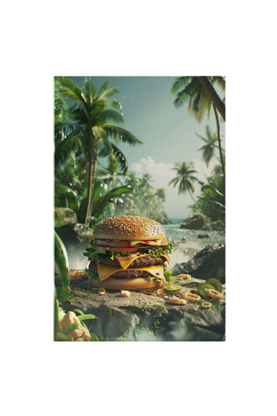 StoryGift Romania Tablou Canvas O Plăcere Vinovată A Răsfățului Culinar Fast ...