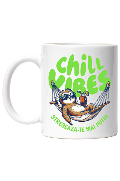 StoryGift Romania Cana cu Animal Lenes in Hamac Cu Ochelari De Soare Si Cockt...