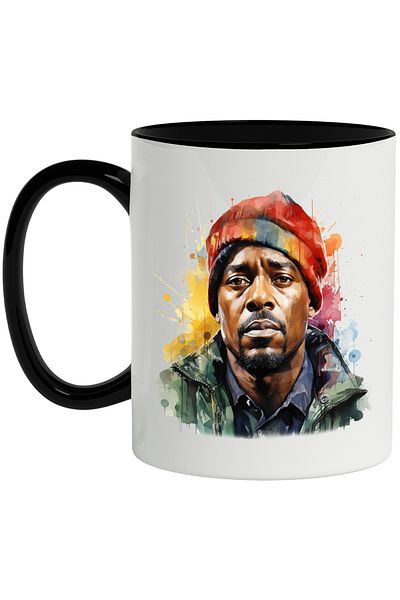 StoryGift Romania Mug With Nate Dogg, Celebrity, Rapper, Musical Artist, Multicolor 330 ml, Ceram, With ,STG